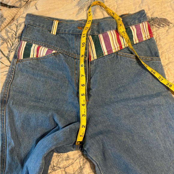 Vintage Bonjour Striped High Rise Mom Jeans - Picture 4 of 5